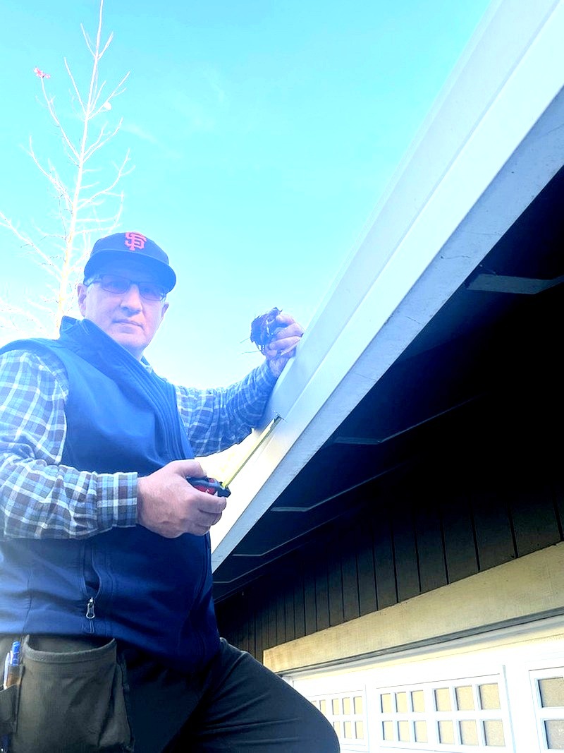 Philip Tarazi — independent gutter inspector, Up On The Ladder